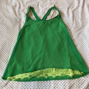 Express Layered Tank Top, Size SM